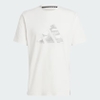 Áo Phông Adidas Nam Chính Hãng - Train Essentials Camouflage Graphic Logo T-Shirt - Màu Phấn Trắng| JapanSport IW8489