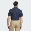 Polo Golf Adidas Nam Chính Hãng - Ultimate365 Allover Print Polo Shirt - Màu Xanh | JapanSport IL0555