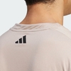 Áo Phông Adidas Nam Chính Hãng - Designed for Movement Graphic Workout Tee - Màu Beige | JapanSport HY0769