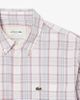 Áo Sơ Mi Lacoste Chính Hãng - Slim Fit Stretch Plaid Shirt - Màu Hồng | JapanSport CH3745-51-CCI