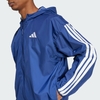 Áo Khoác Adidas Chính Hãng - Essentials 3-Stripes Windbreaker  - Màu Xanh | JapanSport JE6327