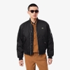 Áo Khoác Lacoste Chính hãng - Men's Water-Repellent Bomber Jacket - Màu Đen | JapanSport BH2899-51-031