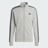 Bộ Thể Thao Adidas Chính Hãng - Basic 3-Stripes French Terry Track Suit - Màu Xám Đen | JapanSport IC6748
