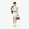 Áo len Lacoste nữ Chính hãng - Cable Knit Wool Sweater - Màu Kem  | JapanSport AF4159-51-XFJ