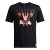 Áo phông Under Armour Chính hãng - Project Rock Red One Believe - Màu Đen | JapanSport 6003011-001