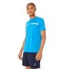 Áo Khoác Asics Chính Hãng - Dry Practice Graphic Logo Short Sleeve Soccer Shirt  - Màu Xanh | JapanSport 2101A280-402
