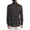 Áo Sơ mi Mizuno Chính Hãng - Golf wear mesh jacquard print long-sleeved ribbed - Màu Đen | JapanSport E2MA2003-08