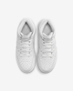 Giày Nike Nam Nữ Chính Hãng - Air Jordan 1 Mid GS 'Triple White' - Trắng | JapanSport 554725-136