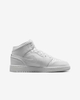 Giày Nike Nam Nữ Chính Hãng - Air Jordan 1 Mid GS 'Triple White' - Trắng | JapanSport 554725-136