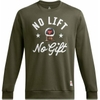 Áo Khoác Under Armour Chính Hãng - Project Rock Red One No Lift No Gift Crew Neck Sweatshirt - Màu Nâu | JapanSport 6003006-390
