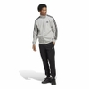 Bộ Thể Thao Adidas Chính Hãng - Basic 3-Stripes French Terry Track Suit - Màu Xám Đen | JapanSport IC6748
