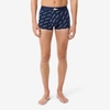 Quần Boxer Lacoste Chính hãng - Men's 3-Pack Trunks - Màu Xanh/Trắng/Navy | JapanSport 5H1288-51-BCK
