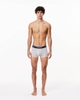 Quần Boxer Lacoste Chính hãng - Trunks 3-Pack - Màu Grey Chine  | JapanSport 5H1300-51 CCA