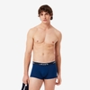 Quần Boxer Lacoste Chính hãng - Trunks 3-Pack - Màu Xanh/Đỏ/Navy | JapanSport 5H1300-51-W64