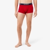 Quần Boxer Lacoste Chính hãng - Trunks 3-Pack - Màu Xanh/Đỏ/Navy | JapanSport 5H1300-51-W64