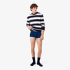 Quần Boxer Lacoste Chính hãng - Trunks 3-Pack - Màu Xanh/Đỏ/Navy | JapanSport 5H1300-51-W64