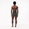 Quần Boxer Lacoste Chính hãng - Men's Cotton Trunk Underwear with Printed Pattern - Màu Đen | JapanSport 5H4743-51-258