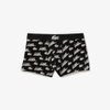 Quần Boxer Lacoste Chính hãng - Men's Cotton Trunk Underwear with Printed Pattern - Màu Đen | JapanSport 5H4743-51-258