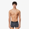 Quần Boxer Lacoste Chính hãng - 3-Pack Stretch Cotton Trunks - Màu Xám | JapanSport 5H7686-51-XB4