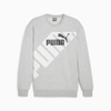 Áo Puma Nam Chính Hãng - POWER Graphic Crew Sweatshirt - Màu Xám | JapanSport 681298-04