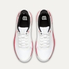 Giày Tennis Wilson Nam Chính hãng - Rush Lite 5 Men's Tennis Shoe  - Màu Trắng/Đen/Hồng  | JapanSport WRS00850-Infrared