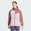Áo Khoác Adidas Nữ Chính Hãng - Terrex Multi 2L RAIN.RDY Jacket - Màu Hồng | JapanSport JG8892