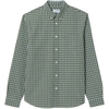 Áo Sơ Mi Lacoste Chính Hãng - Men's Regular Fit Plaid Poplin Shirt - Màu Green | JapanSport CH6981-51-IC3