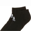 Set Tất Adidas Chính Hãng - Cushioned Low Cut Socks 3 Pairs - Màu Đen| JapanSport DZ9385
