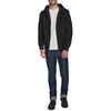 Áo Khoác Levi's Chính Hãng - Buffed Cow Faux Leather Hoody Bomber - Màu Đen | JapanSport LM2RS077-blk