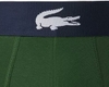 Quần Boxer Lacoste Chính hãng - 3-Pack Stretch Essentials - Màu White/Blue/Green | JapanSport 6H1295-51-P52