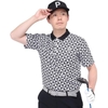 Áo Polo Puma chính hãng - Stretch Canoko Monogram AOP Polo - Màu Trắng/ Đen| JapanSport 627603-01