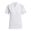 Áo Polo Nữ Adidas Chính Hãng - PRIMEKNIT Seamless Short Sleeve Polo Shirt - Màu Trắng | Japansport HZ6120