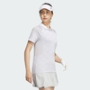 Áo Polo Nữ Adidas Chính Hãng - PRIMEKNIT Seamless Short Sleeve Polo Shirt - Màu Trắng | Japansport HZ6120