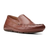 Giày Clark Nam Chính Hãng - Plain mens Driving Style Loafer - Màu Nâu | JapanSport 261-58703