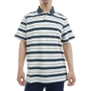 Áo Polo Golf Puma Chính Hãng - Sunday Stripe Short Sleeve Polo - Màu Trắng/Xanh | JapanSport 625760-01