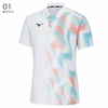 Áo Polo Mizuno Chính Hãng - Mizuno Game Shirts for Men and Women - Màu Trắng | JapanSport 62JAA006-01