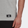 Áo Phông Adidas Chính Hãng - 3 Stripes Future Icons Adidas Sportswear - Xám | JapanSport H39784