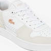 Giày Lacoste Nữ Chính Hãng - T-Clip Set Leather Sneakers - Màu Be | JapanSport 7-48SFA0043-1Y9