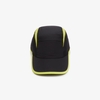 Mũ Lacoste Chính Hãng - Unisex Jockey Cap with Contrast Cutouts - Màu Đen/Vàng | JapanSport RK1486-51-IZ8