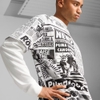 Áo Puma Nam Chính Hãng - Media Day Long Sleeve Basketball Tee - Màu Trắng/Đen | JapanSport 627163-01