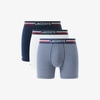 Quần Boxer Lacoste Chính hãng - 3-Pack Cotton Boxer - Màu Navy/Trắng/Xám | JapanSport 6H1281-51-525