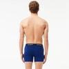 Quần Boxer Lacoste Chính hãng - Lacoste Men's 3-Pack Stretch Cotton Boxer Briefs - Màu Xanh/Đỏ/Navy | JapanSport 6h3420-51-W64