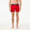 Quần Boxer Lacoste Chính hãng - Lacoste Men's 3-Pack Stretch Cotton Boxer Briefs - Màu Xanh/Đỏ/Navy | JapanSport 6h3420-51-W64