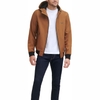 Áo Khoác Levi's Chính Hãng - Hooded Water Resistant Softshell Bomber - Màu Nâu | JapanSport LM9RP750-brn