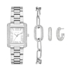 Set Đồng hồ Michael Kors Chính hãng - Michael Kors Emery Silver Watch - Màu bạc | JapanSport MK4839SET