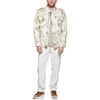 Áo Khoác Levi's Chính Hãng - Washed Cotton Military Jacket - Màu Trắng/Camo | JapanSport LM9MC286-dsc