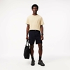 Quần Short Lacoste Chính hãng - Relaxed Fit Poplin - Màu Abysm Blue | JapanSport GH7220-51-HDE
