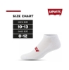 Set 8 đôi tất Levi's Chính Hãng -  Crew Low Cut No Show Ankle Socks - Màu Trắng | JapanSport 8-M260LW