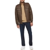 Áo Khoác Da Levi's Chính Hãng - Faux Leather Aviator Bomber Jacket - Màu Nâu | JapanSport LM2RU385-ear