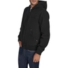 Áo Khoác Levi's Chính Hãng - Buffed Cow Faux Leather Hoody Bomber - Màu Đen | JapanSport LM2RS077-blk